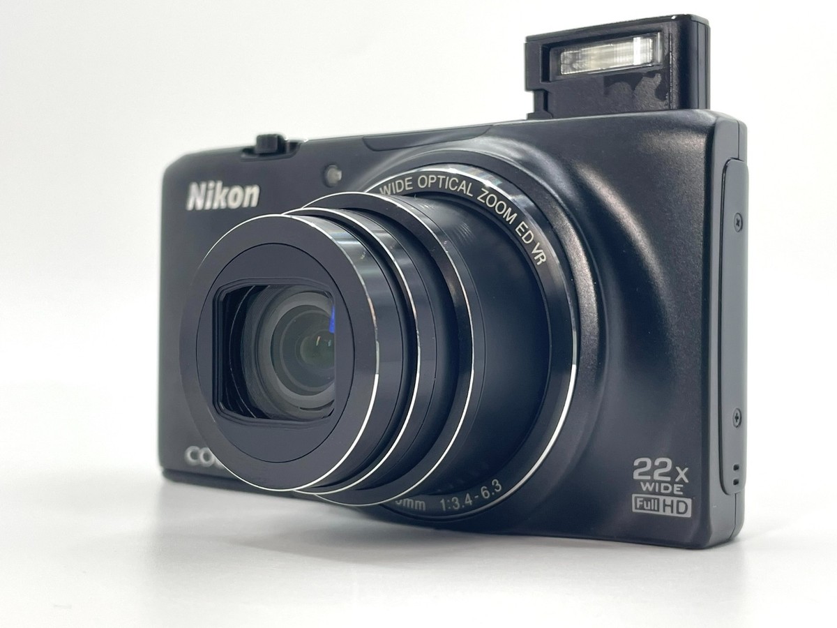 ✨NIKON COOLPIX✨ニコン クールピクス 9500S ブラック 黒 Near Mint] Nikon COOLPIX S9500 black 18.1MP 22X Compact