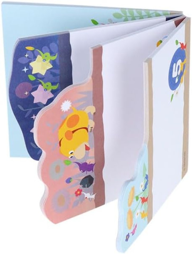 Pikmin Die-Cut Sticky Notes Light Blue Memo Pad Nintendo Game Character ...