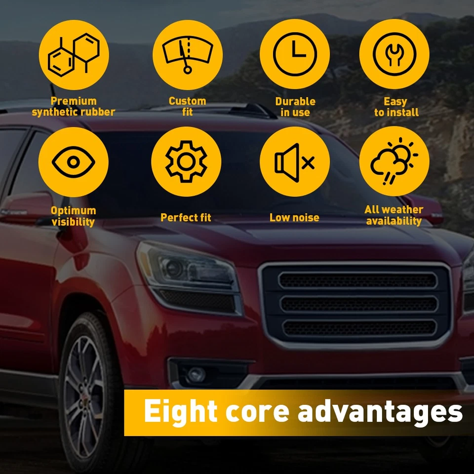 Brazo y hoja limpiaparabrisas trasero para GMC Acadia 2007 2008 - 2010 2011 2012 Saturn Outlook Foto 3 de 4