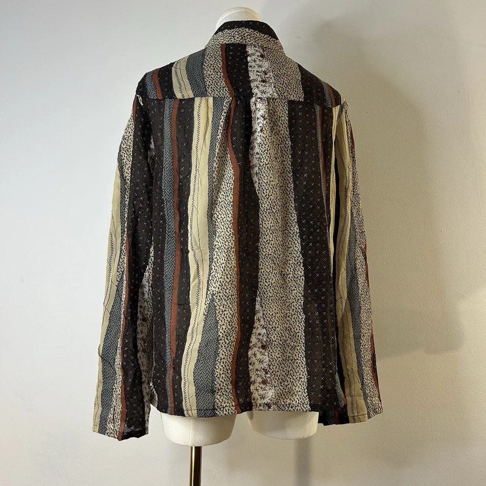 Top de mujer Cottagecore Fairy Grunge estampado de edredón transparente busto grande 44 pulgadas años 90 Foto 4 de 4