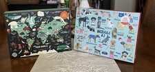 2 Mudpuppy Puzzles Your World  Hotdogs A-Z 1000 pcs NEW