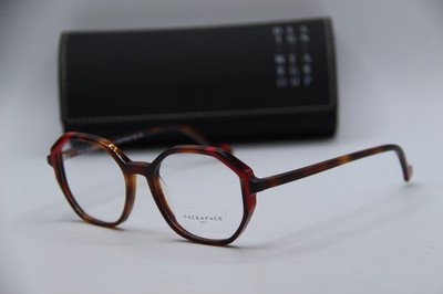 NEW FACE A FACE MAZES 2 COL.238 TORT RED AUTHENTIC EYEGLASSES W/CASE 49-16