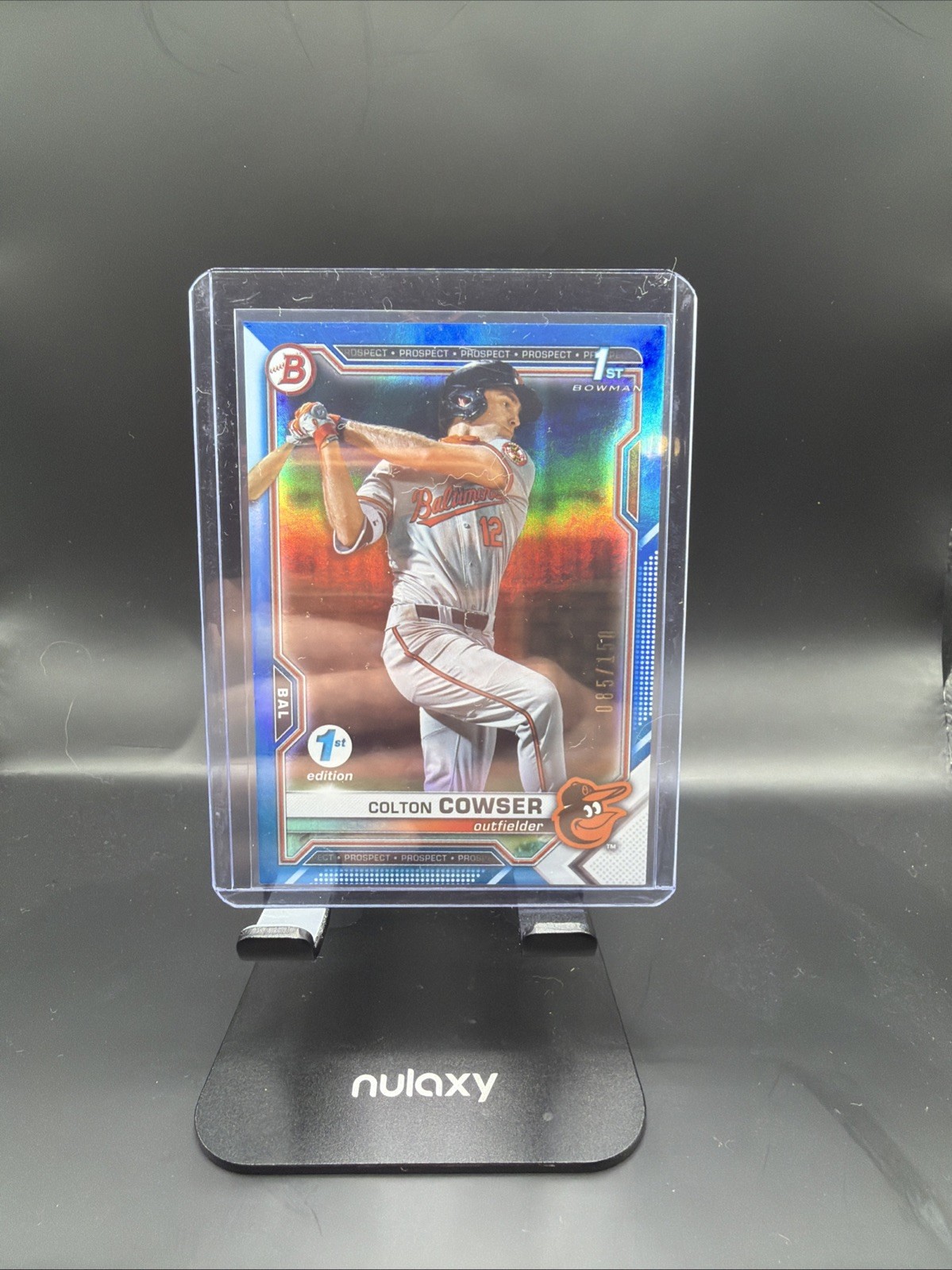 2021 Bowman Draft - Chrome Colton Cowser #BDC-166 Blue Refractor /150 (RC)