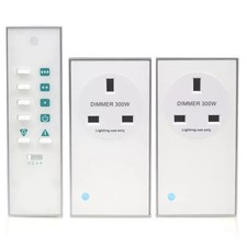 Lightwave RF LW301 Plug-In Dimmer Kit White Remote Alexa