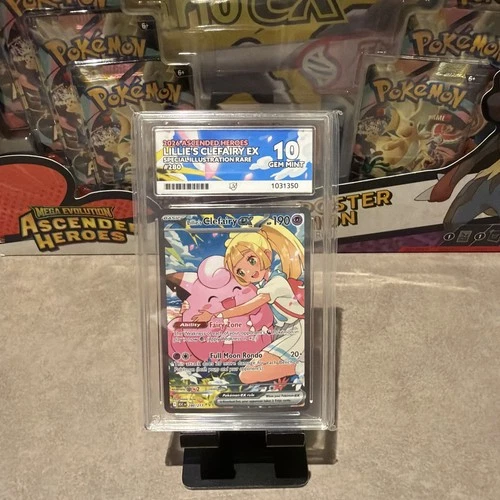 Pokemon Lillie’s Clefairy ex 280/217 ACE 10 Gem Mint Ascended Heroes SIR