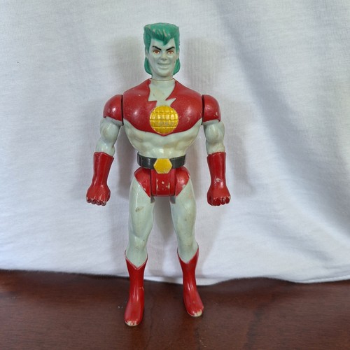 Figurine Wheeler - Captain Planet (Capitaine Planète) - Tiger Toys 1991 - 28 Cm - Occasion