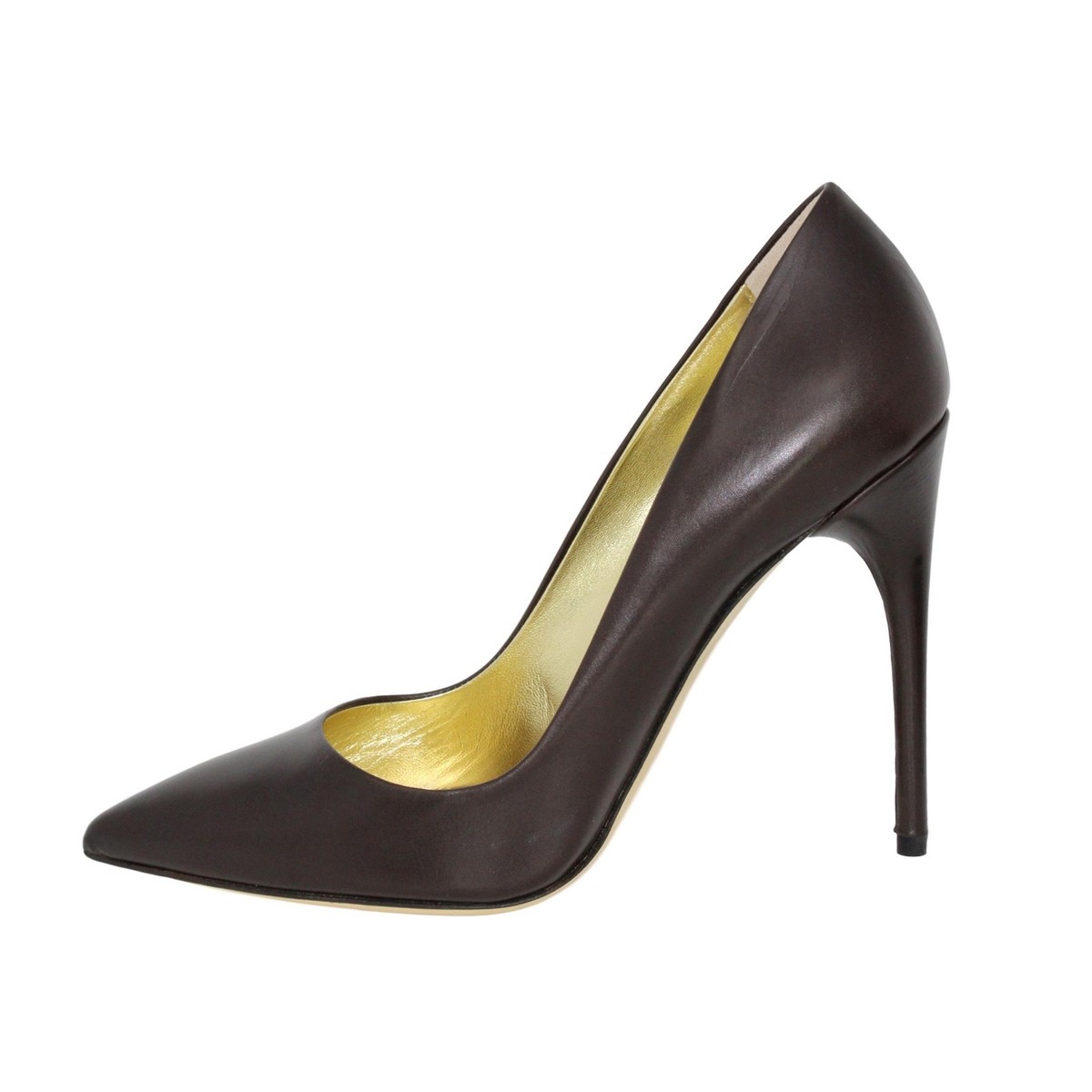 【関税&送料込】Tom Ford Dark Brown Leather Pumps TOM FORD Dark Brown Leather Point Toe Stiletto Pumps - US