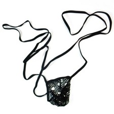 R366K R366 Hot Mens Pouch Thong Suspender Stretch Lace Eyelet Sport Knit