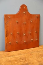 Vintage wall rack key holder Primitive wood cutting board Kitchen farmhouse