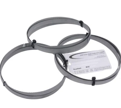 Set of 3 SMI Bandsaw Blades Bi-Metal M42 Dimensions 1440 x 13 x 0.65 mm 8/12 TPI - Photo 1/2