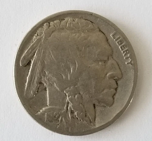 1927 P Buffalo Nickel 5c -  Philadelphia Mint
