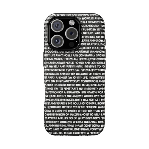 Affirmations Tough Phone Case, Inspirational Protective Cover, Encouraging Words - Picture 2 of 194