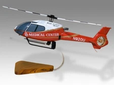Airbus Eurocopter EC130 Medical Center Wood Helicopter Model Large Scale 1/24