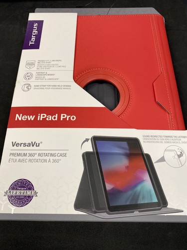 TARGUS VERSAVU PREMIUM 360° DREHBARE HÜLLE FÜR NEUES IPAD PRO 11" ROUß