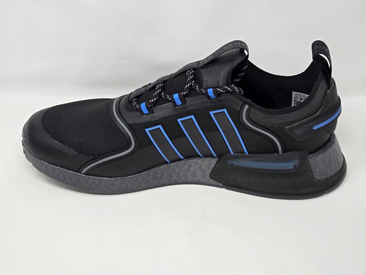 adidas NMD スニーカー ブラック/ブルー Adidas NMD V3 BLACK PULSE BLUE Leather Nylon ref.1763277