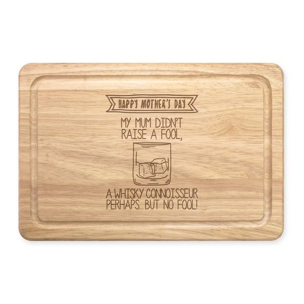Happy Muttertag Whiskey Kenner Rechteckig Schneidebrett Mutter Drunk Lustig-image