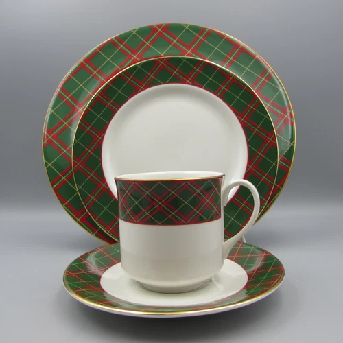 Royal Doulton China TARTAN Service for Four - 16pc Set