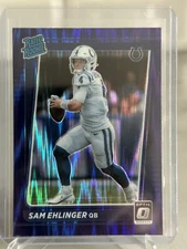 2021 Donruss Optic Rated Rookie Purple Shock Sam Ehlinger RC WHDZ