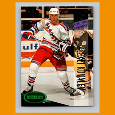 Alexei Kovalev #238 1993 Parkhurst Emerald Ice New York Rangers Hockey Card NHL