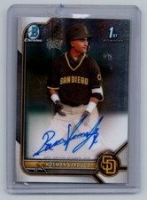 2022 Bowman Chrome ON CARD Auto Rosman Verdugo Auto San Diego Padres #CPA-RV