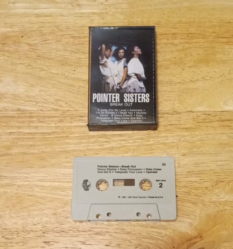 Pointer Sisters "Break Out" Audio Cassette Tape (1983) RCA/PLANET RECORDS VTG - Picture 4 of 5