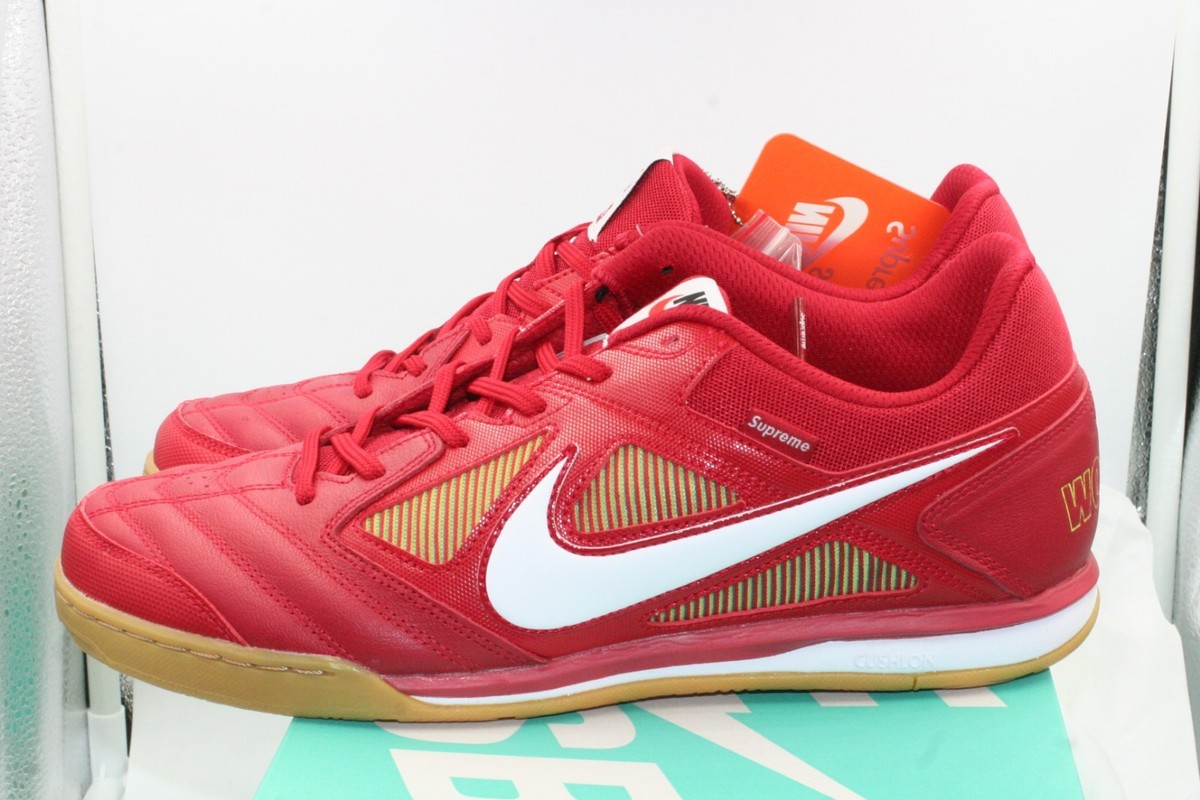 supreme Nike SB GATO シューズ レッド 新品未使用 Nike SB Gato Supreme QS DS Sz 11.5 W Nike Receipt Gym Red