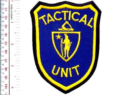 Massachusetts State Police Tactical Unit Special Operstions Patch vel ...