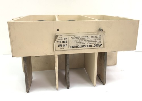 GEC Miniform ALSTHOM 630Amp CM-MT Fuse Carrier 250Amp-630Amp GE 415v 3-Phase - Picture 4 of 9
