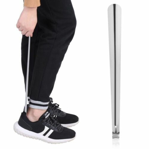 12" extra langer Griff Schuhlöffel Edelstahlgriff Metall Schuhlöffel mit Loch - Bild 5 von 10