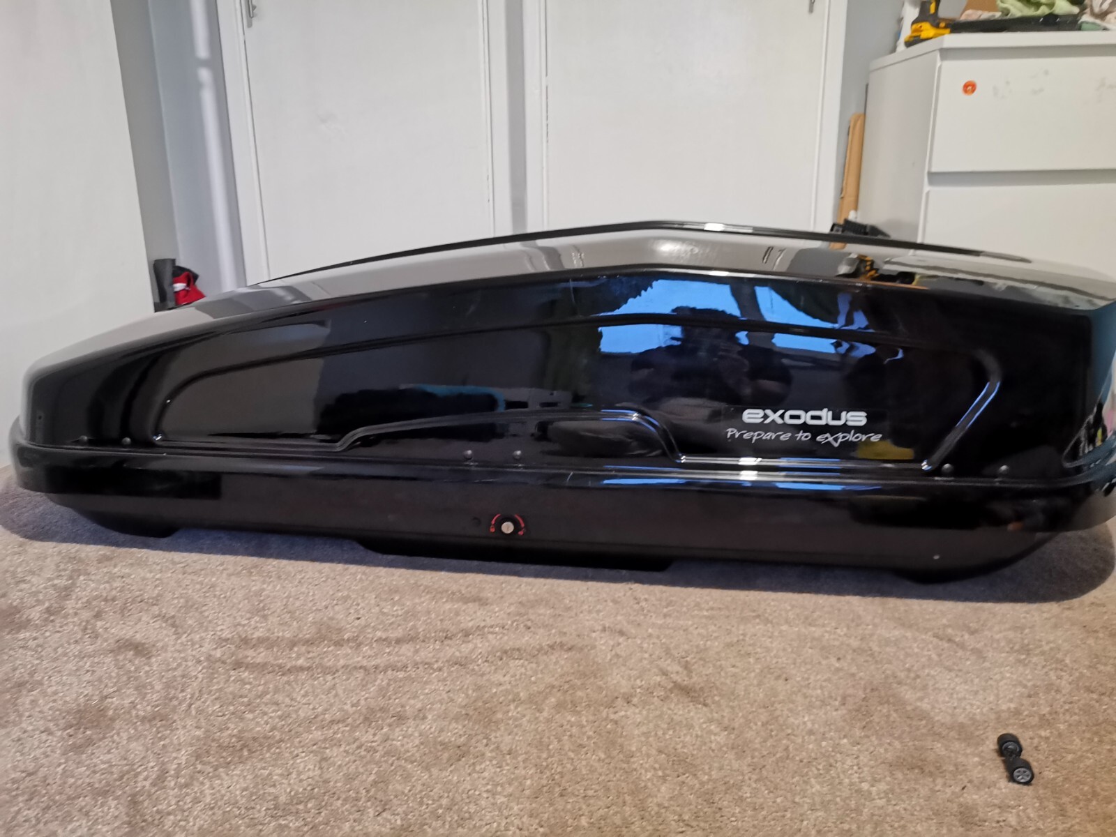 Halfords Exodus 470L Roof Box Large Luggage Box eBay