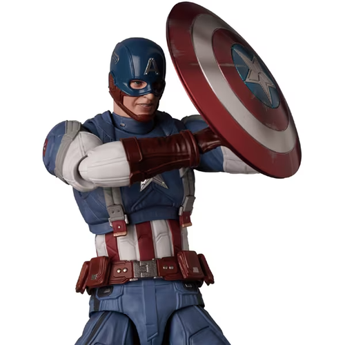 MAFEX No.220 CAPTAIN AMERICA Classic Suit Medicom Toy Action Figure Japan New - Picture 13 of 23