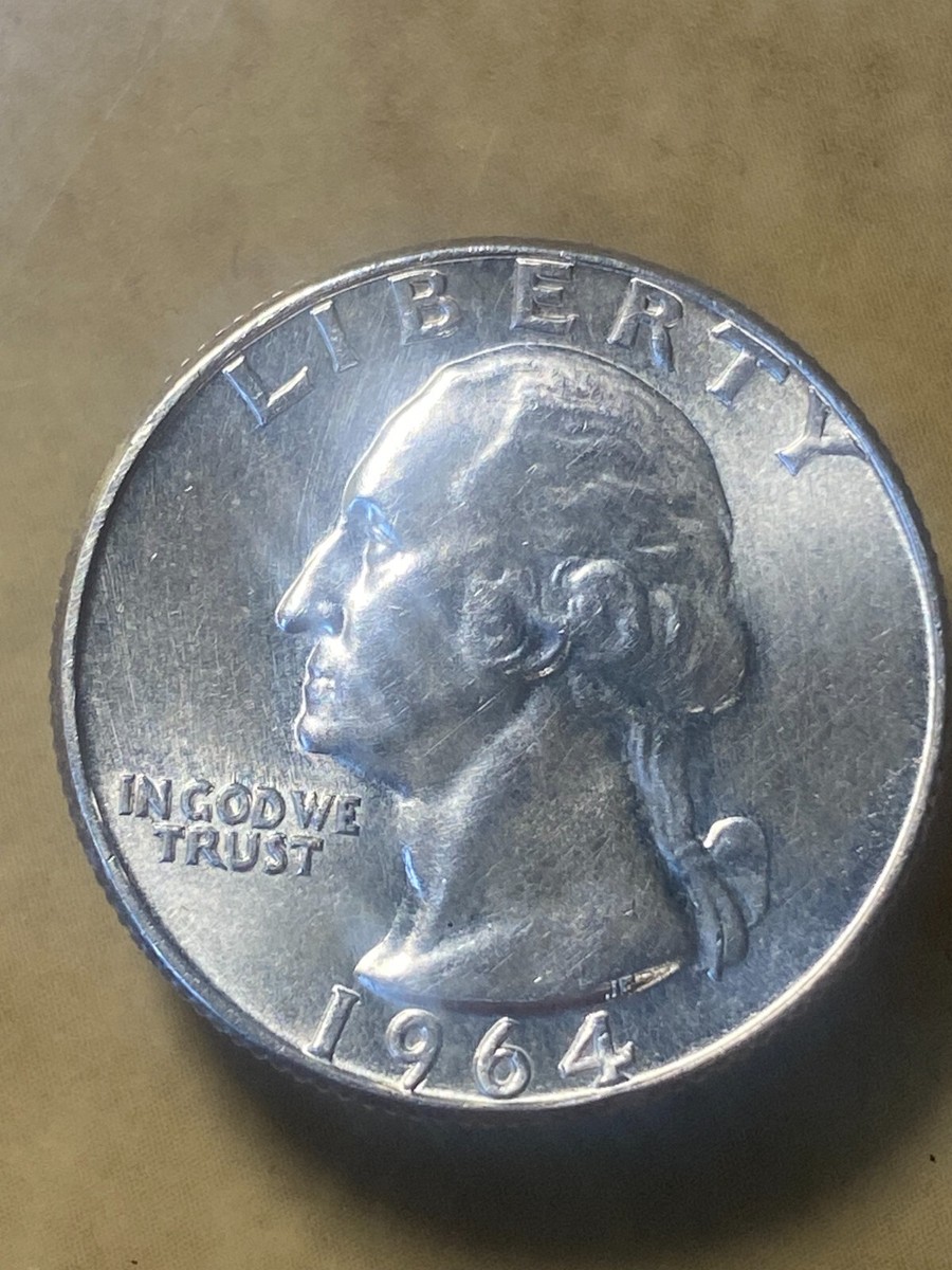 1964 SILVER QUARTER NO MINT MARK, DOUBLE DIE OBV | eBay