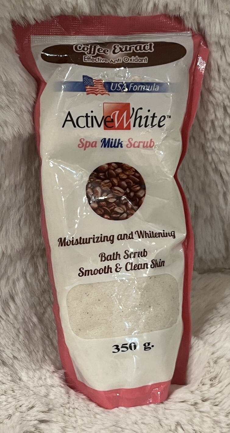 Active Spa Coffee Extract Milk Bath Salt Scrub 350g