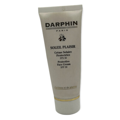 NEW Darphin 2.6 Oz Soleil Plaisir Protective Face Cream SPF 30