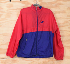Vintage Nike Hideaway Hood Full Zip Vented Colorblock Windbreaker Mens Medium