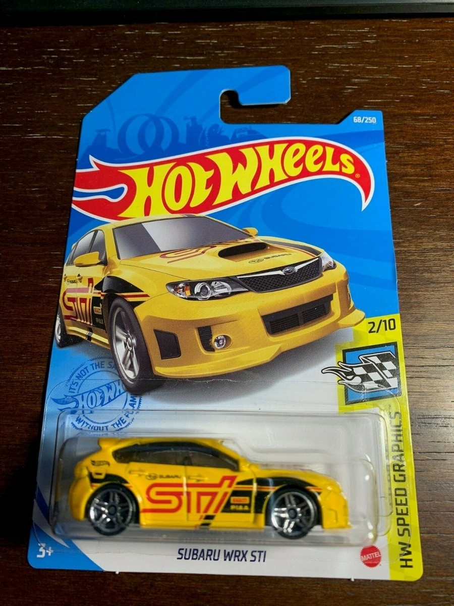 Hot Wheels HW SPEED GRAPHICS 2020 YELLOW SUBARU WRX STi A41 | eBay