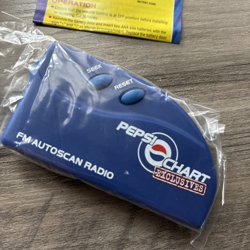 PEPSI Small Vintage Portable FM Radio Brand New - Picture 4 of 7