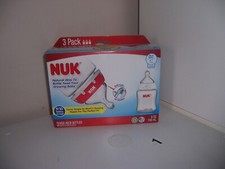 Nuk 3 wide neck baby bottles 5 oz new