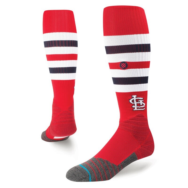 Stance MLB Diamond Pro St Louis Cardinals Arches OTC Socks Baseball Large 9-13
