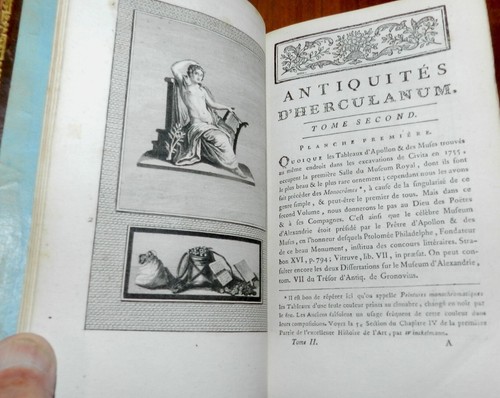 1781 ANTIQUITÉS D'HERCULANUM Herculanum Antiquities 281 Engraved Plates by David - Picture 12 of 23