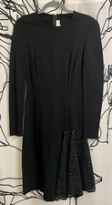 Stella McCartney Black Lace Dress Size 42