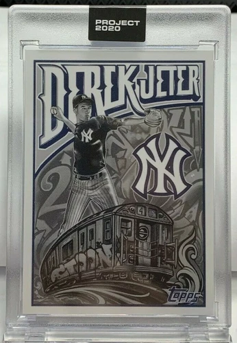 Topps PROJECT 2020 #219 - 1993 Derek Jeter by Mister Cartoon - Print Run SP/5572