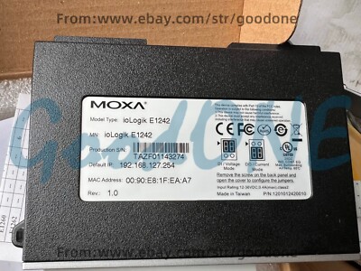 1PC NEW MOXA ioLogik E1242 Remote I/O Module with 2 Ethernet Ports