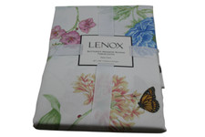 Lenox Tablecloth Butterfly Meadow Bloom White Spring Floral Flower 60X84 NWT