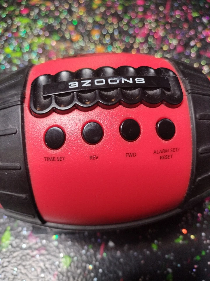 Reloj despertador de touchdown de fútbol Nerf para niños con repetición Foto 3 de 4