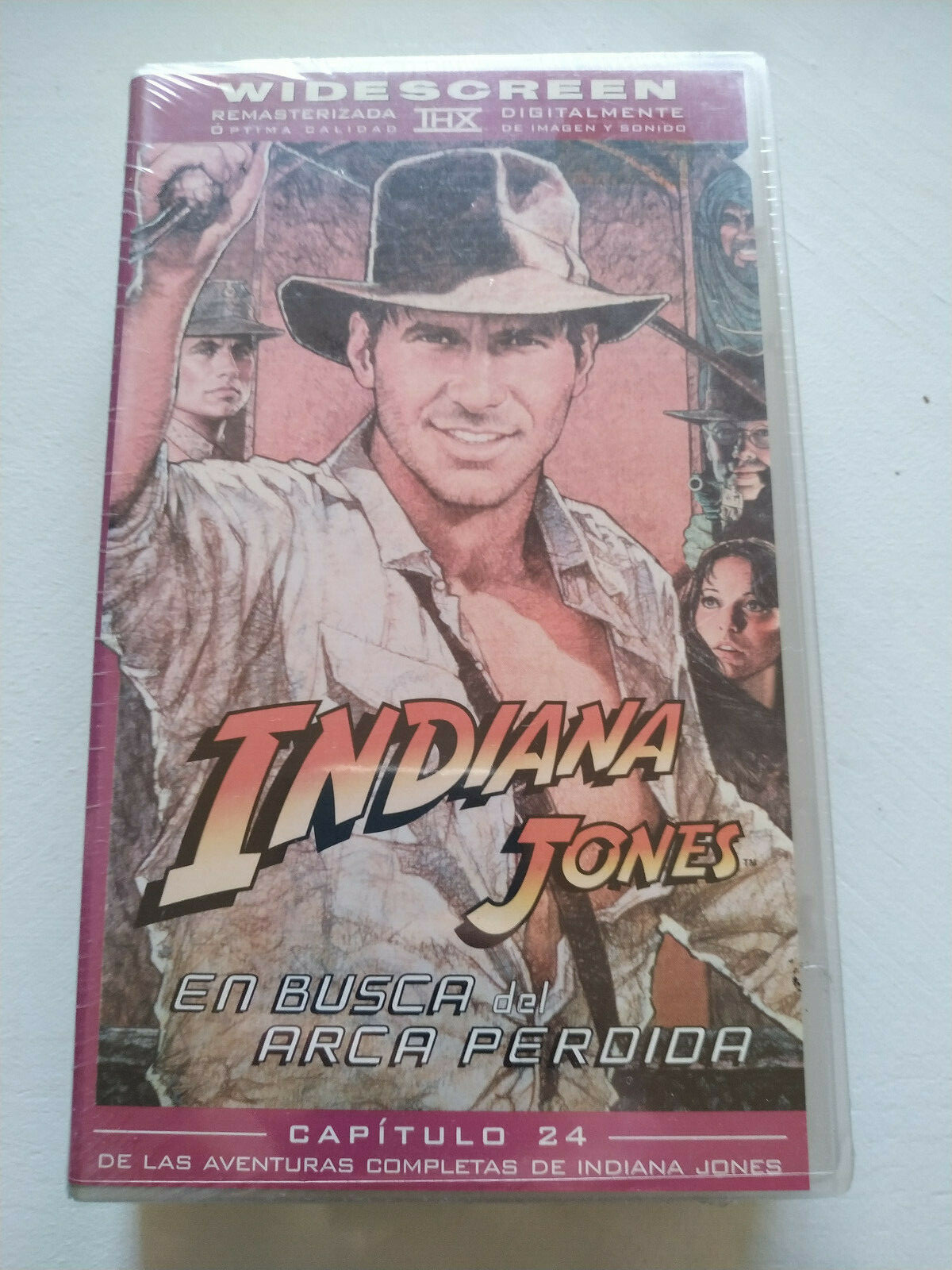 Indiana Jones En Busca del Arca Perdida 1989 Lucasfilm VHS Tape Español Nueva 4T