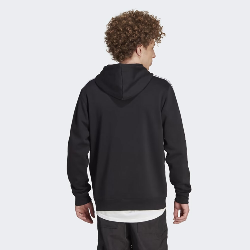 Adidas Original Mens ADICOLOR CLASSIC 3S HOODIE IM2088 BLACK