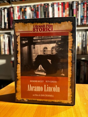 ABRAMO LINCOLN (1940) DIE GROSSEN HISTORISCHEN FILME DVD TOP ZUSTAND JOHN CROMWELL