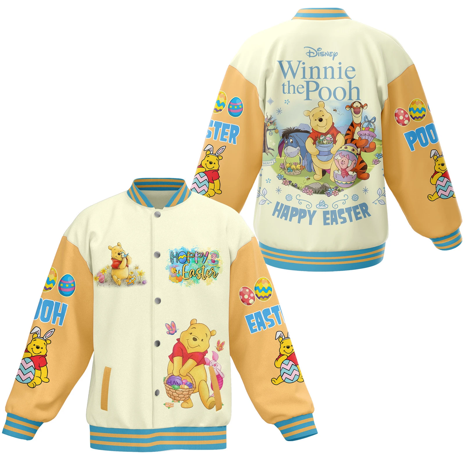 Winnie The Pooh New Baseball Jacket For Fan