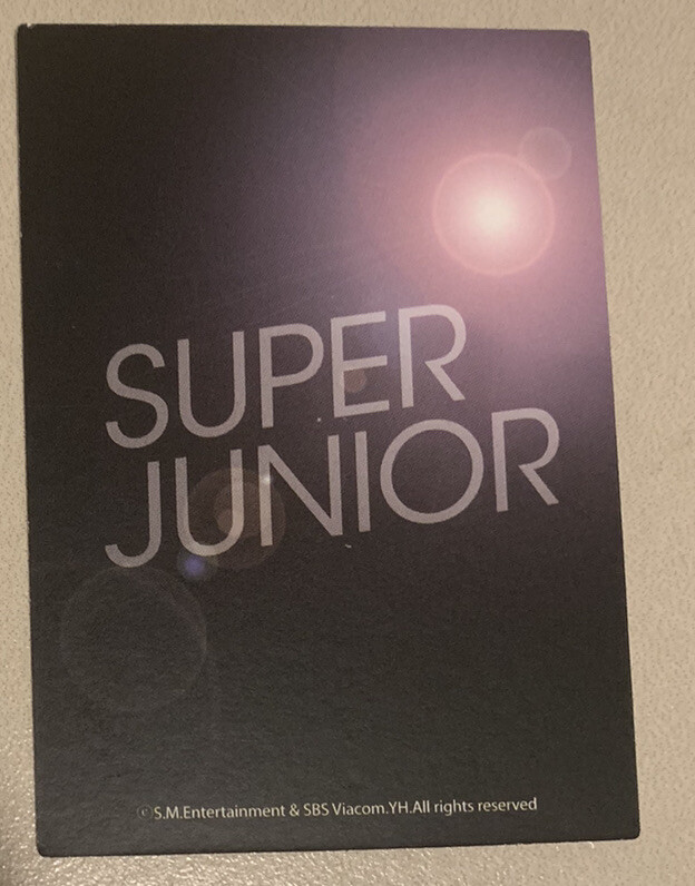 SUPER JUNIOR DONGHAE STAR COLLECTION CARD (OFFICIAL GOODS) (SJ080